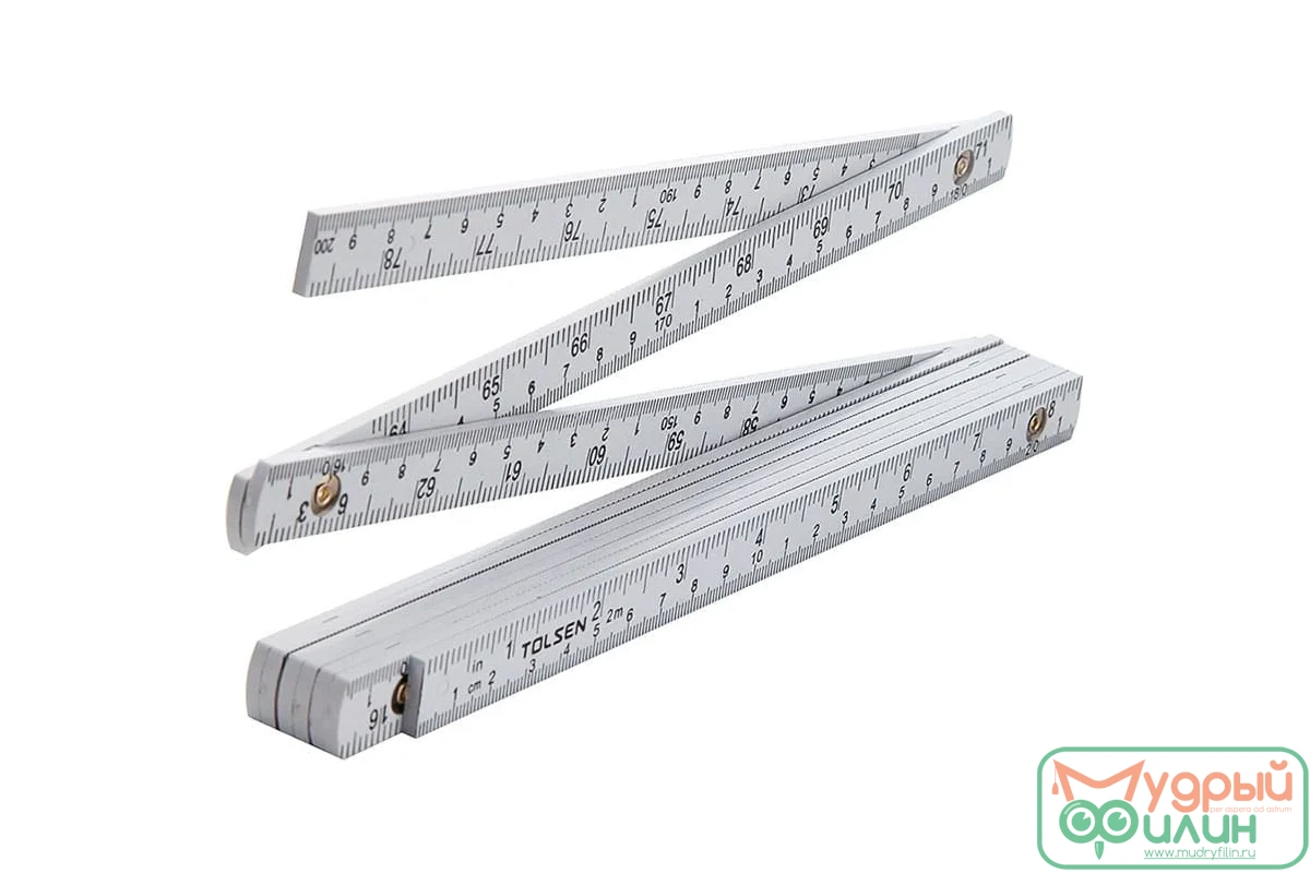 Линейка TOLSEN измерительная складная 2м 35047 - 1