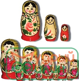 Матрешка 9-ти кукольная - 1