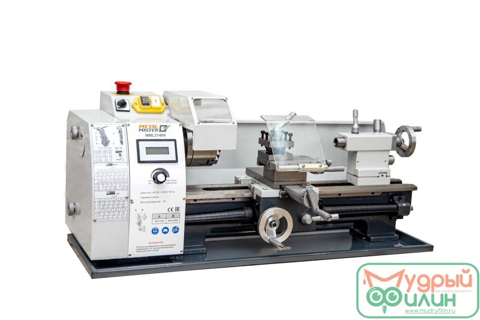 METALMASTER MML 2140 V станок токарный настольный с проходным отверстием шпинделя 38мм 20239 - 1